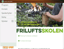 Tablet Screenshot of hordalandsspeiderne.no